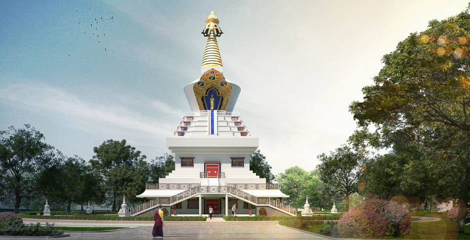 The Merit Field stupa project in the Philippines